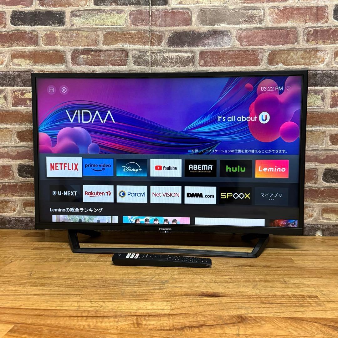 ハイセンス 32V型 液晶テレビ スマートテレビ 32BK2 2022年製