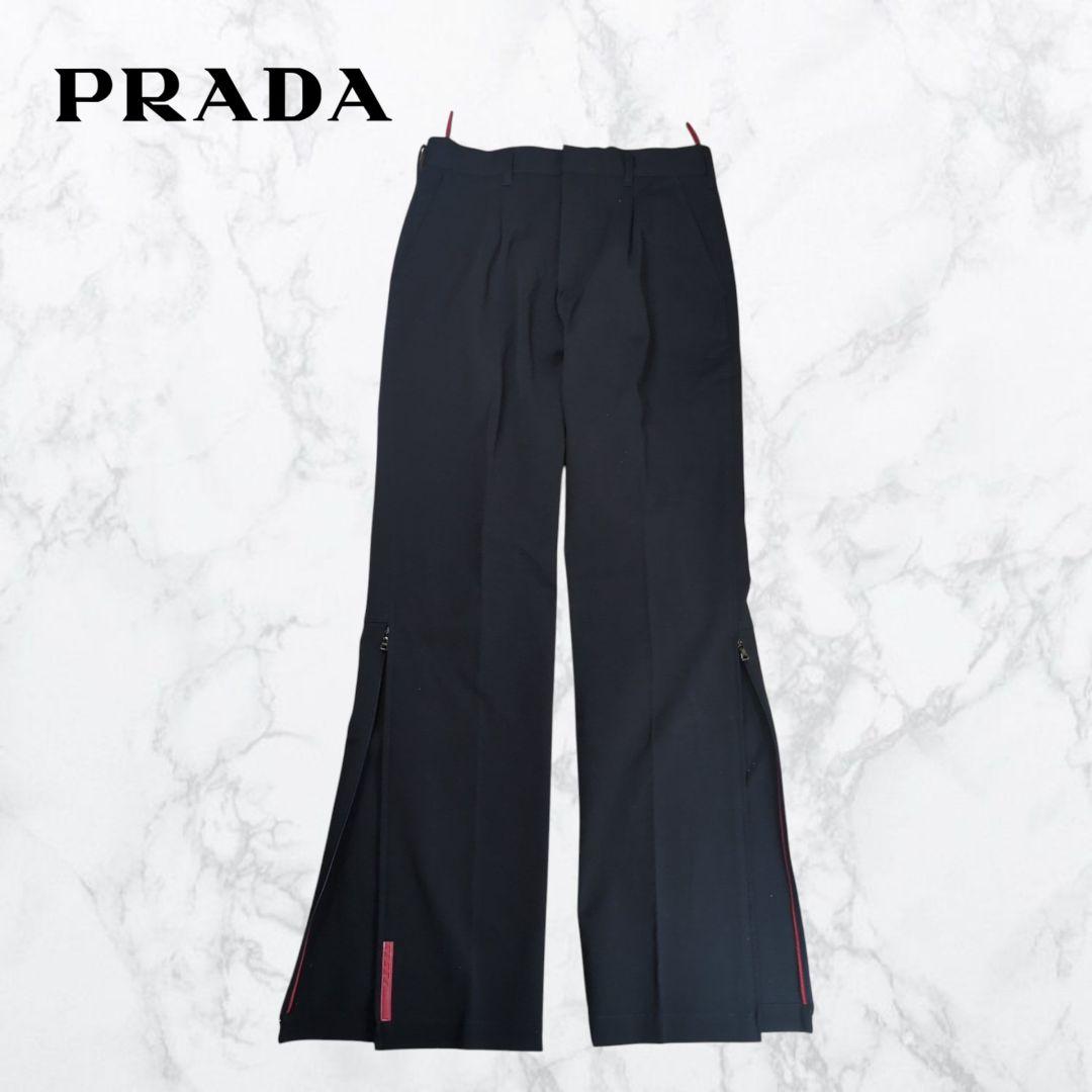 PRADA SPORT 00s フレア スラックス トラウザーズ PRADA SPORT 00s フレア スラックス トラウザーズ