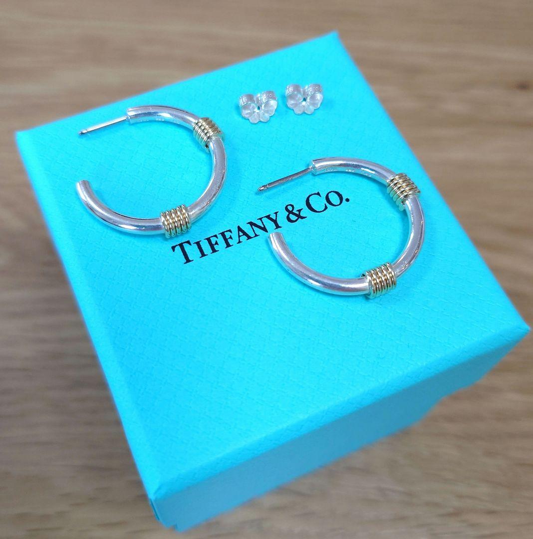 Tiffany & Co ティファニー ピアス シルバー バンドウィズ2ワイヤー