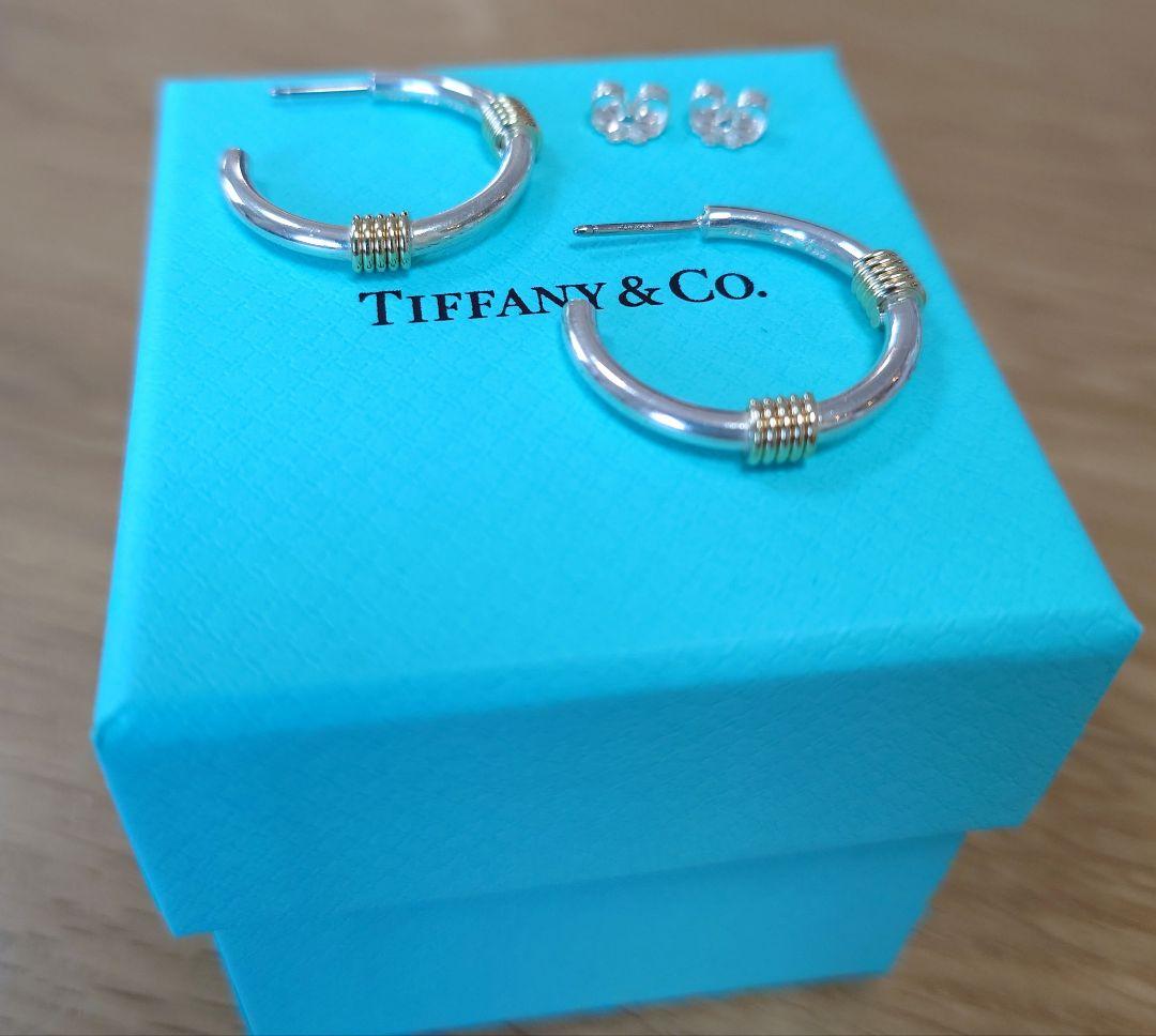 Tiffany & Co ティファニー ピアス シルバー バンドウィズ2ワイヤー