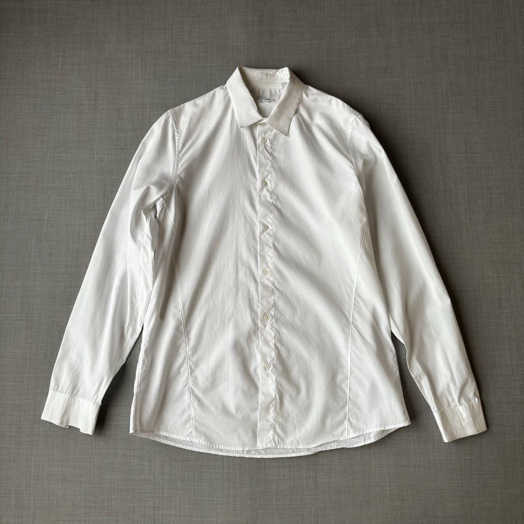 【ラッピング不可】 JIL SANDER 42 ホワイト ドレスシャツ ラフシモンズ期 ジルサンダー トップス