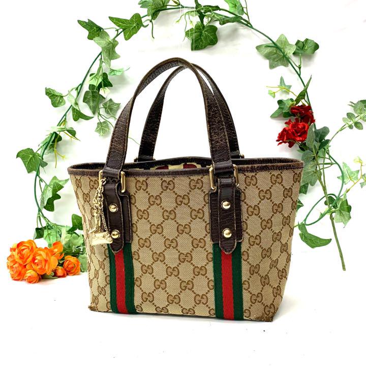 【現金特価】 シェリー キャンバス GUCCI ✨専用 トートバッグ 鑑定済み❤️ 正規品 - トートバッグ