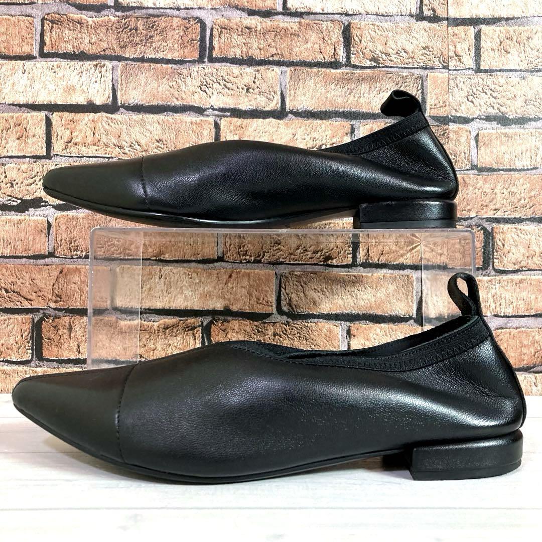 美品■ヌエール■フラットパンプス✨バレエシューズ ポインテッドトゥ ヤマダヤ