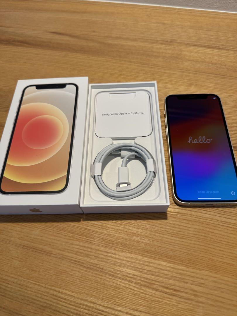 ジャンク品 iPhone 12 mini ホワイト 128GBΩ