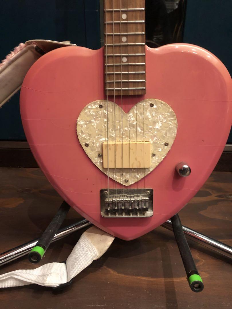 稀少 DAISY☆ROCK ハートブレイカー（デイジーロック）ピンク Daisy Rock Heartbreaker Artist Electric Guitar Pink Heart