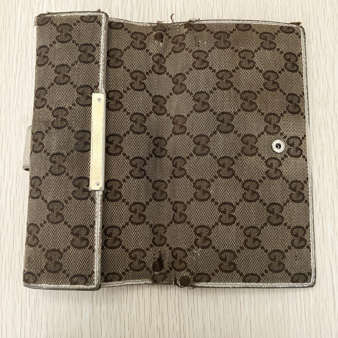 GUCCI 長財布 ベージュ ピンク GGパターン グッチラウンドファスナー長財布 アウトレット ベージュ ピンク