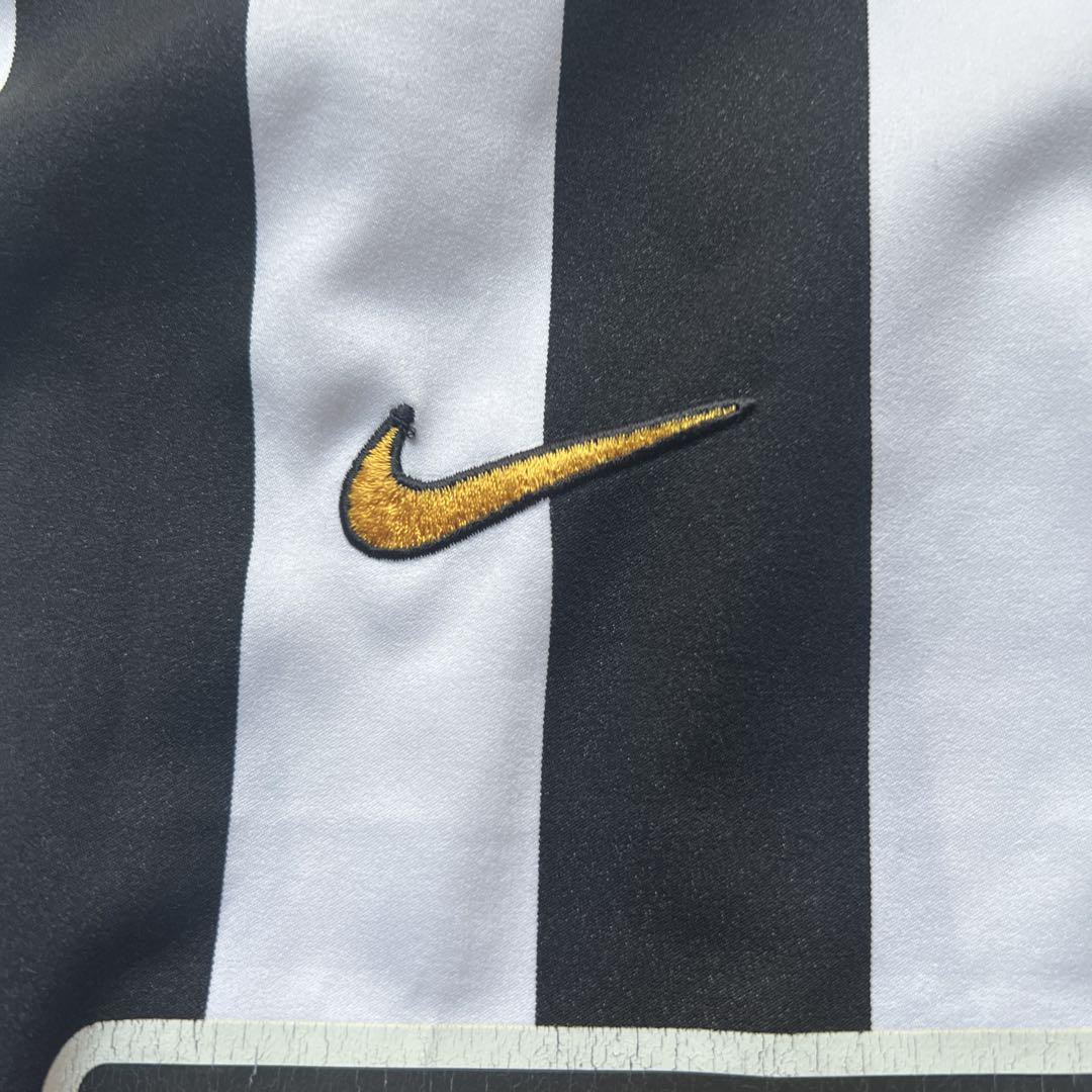 00s NIKE サッカーゲームシャツ 刺繍ロゴ y2k ユベントス 正規品
