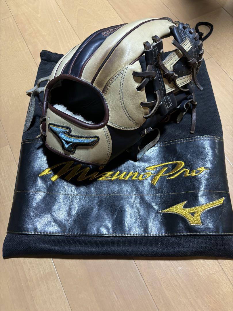 ミズノプロ　オーダー　軟式グローブ　内野手　サイズ9 ダイバーシティブルー