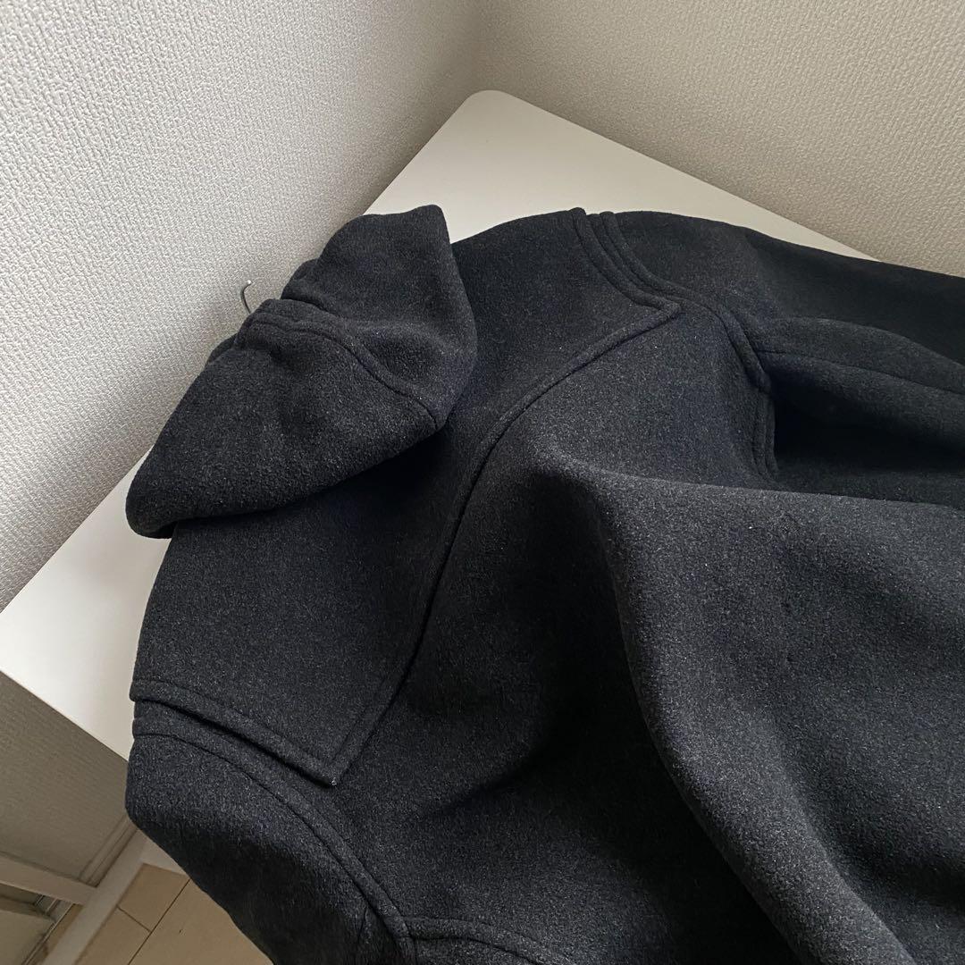 ダッフルコート フード付き