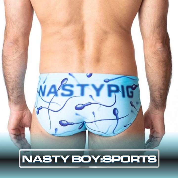 【SALE】NASTY PIG SPERM GRAPHICAL PRINT