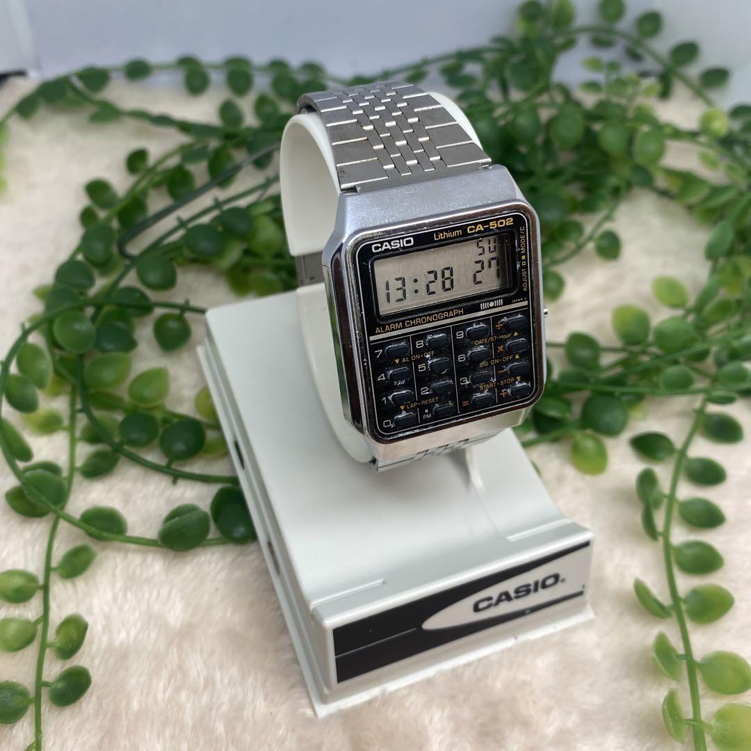 希少　CASIO　カシオ　CA-502　腕時計　電卓機能