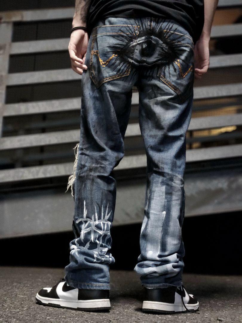 即購入可 Remake denim ペイントデニム｜Yahoo!フリマ（旧PayPay