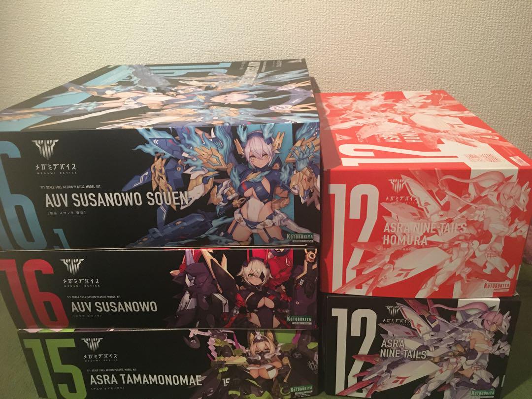 メガミデバイス　スサノヲ　タマモ等5点セット