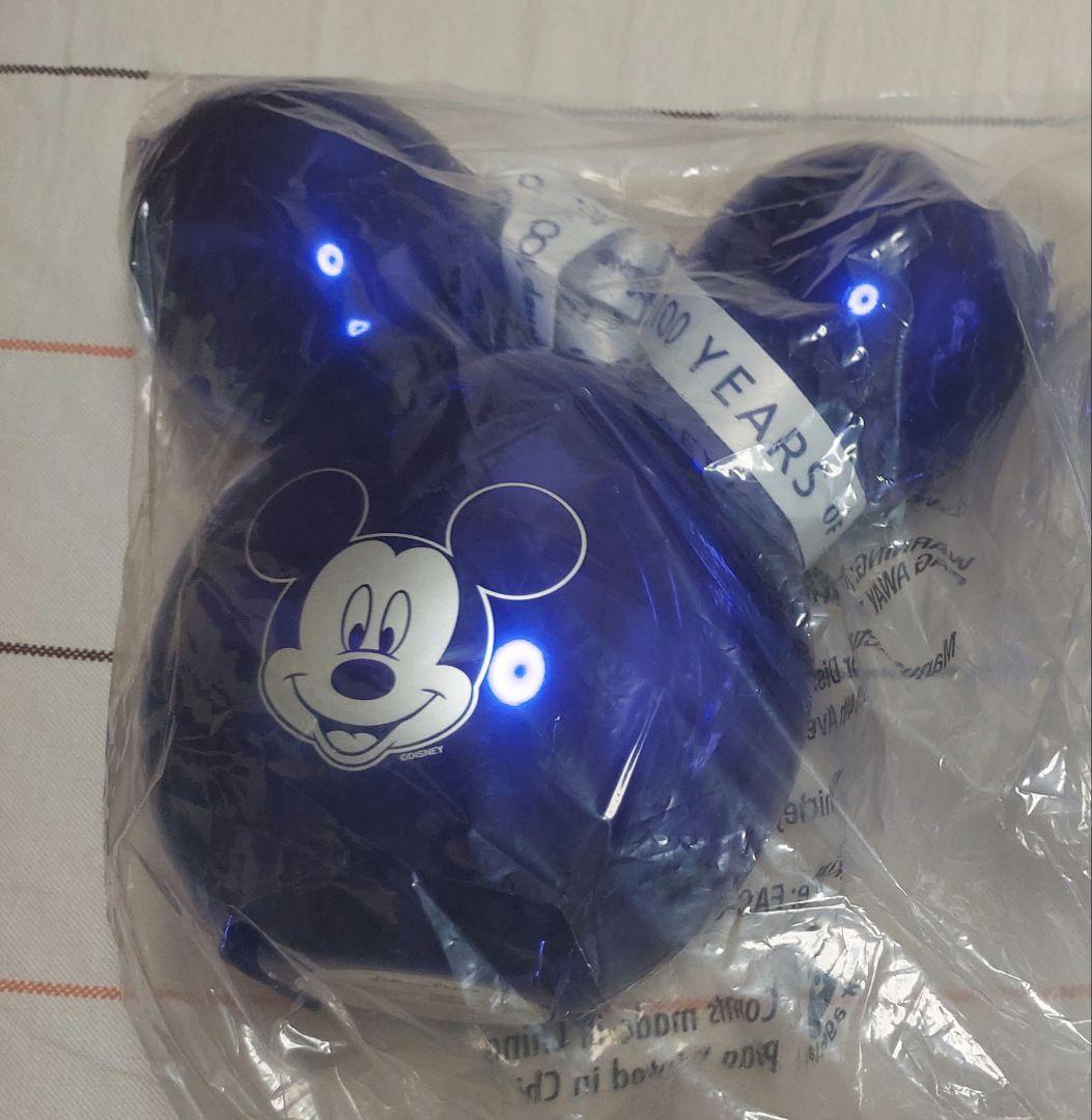2個セット ディズニー ポップコーンバケットミッキーマウス 青 銀 100周年 2個セット ディズニー ポップコーンバケットミッキーマウス 青