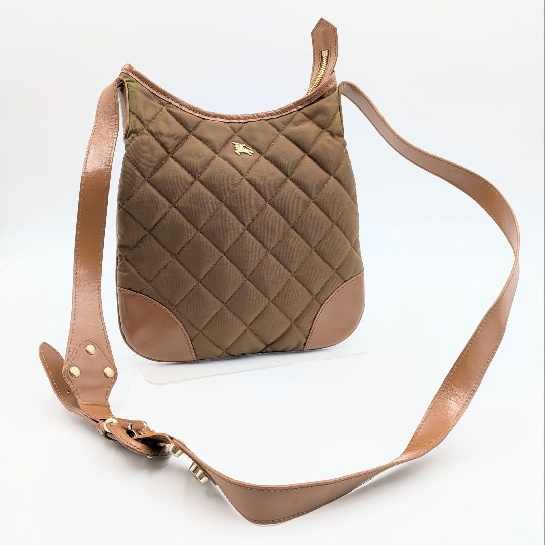BURBERRY ナイロン キルティング トート、ショルダーバッグ