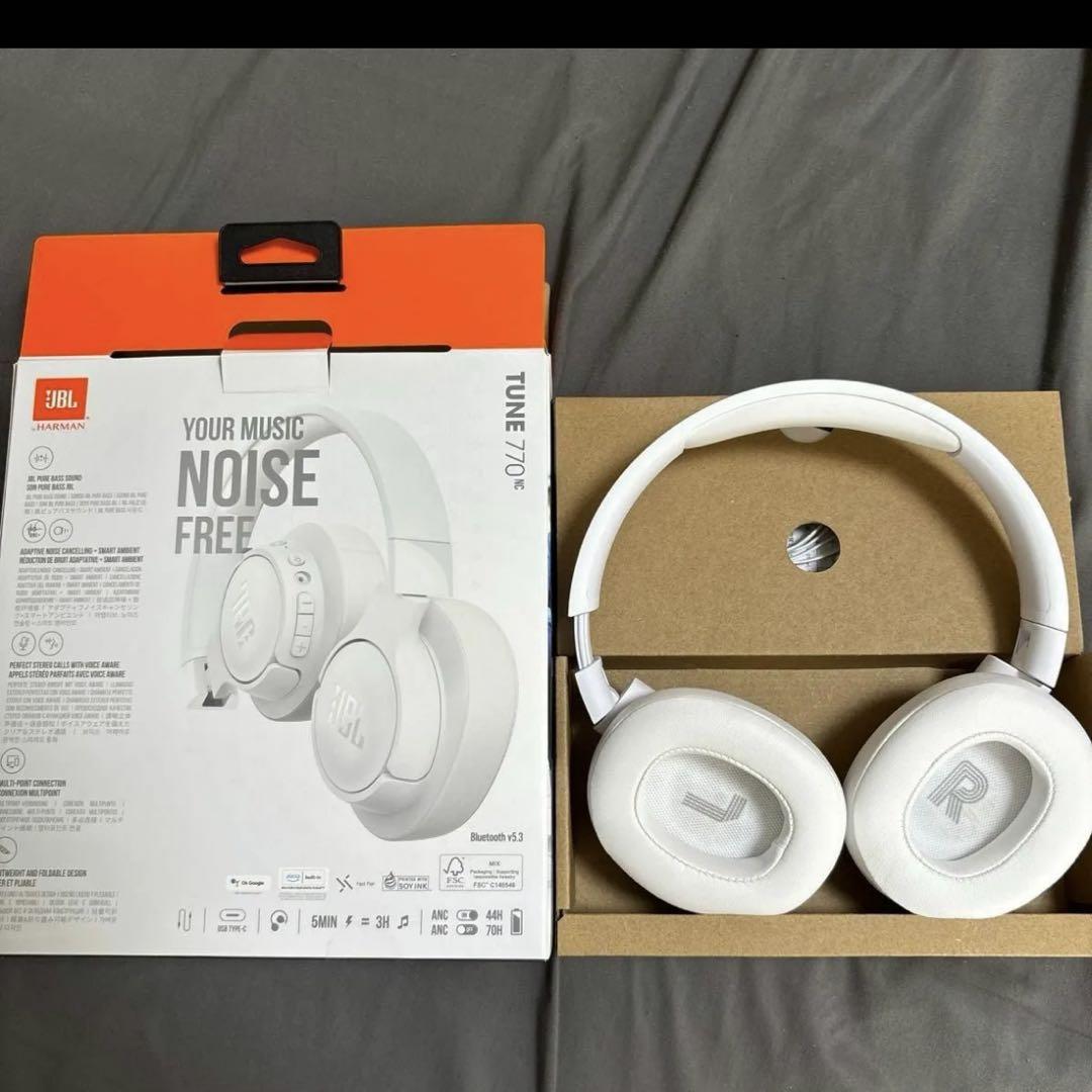 JBL ヘッドホン TUNE 770NC ノイズキャンセリング ワイヤレス