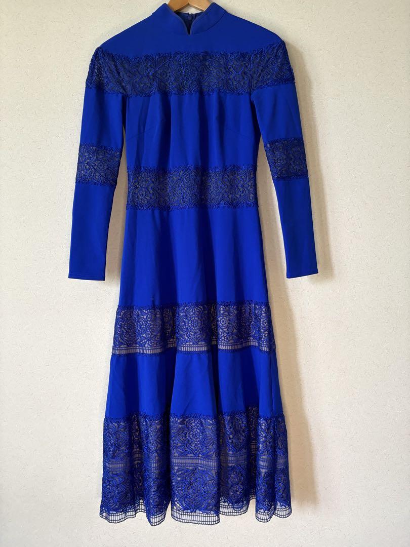 TADASHI SHOJI 青 レース パーティードレス サイズ0