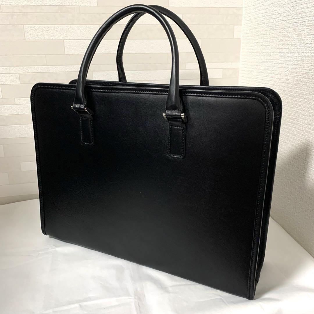 ⭐️新品•本革⭐️半額以下‼️ビジネスレザーファクトリー ビジネスバッグ 黒