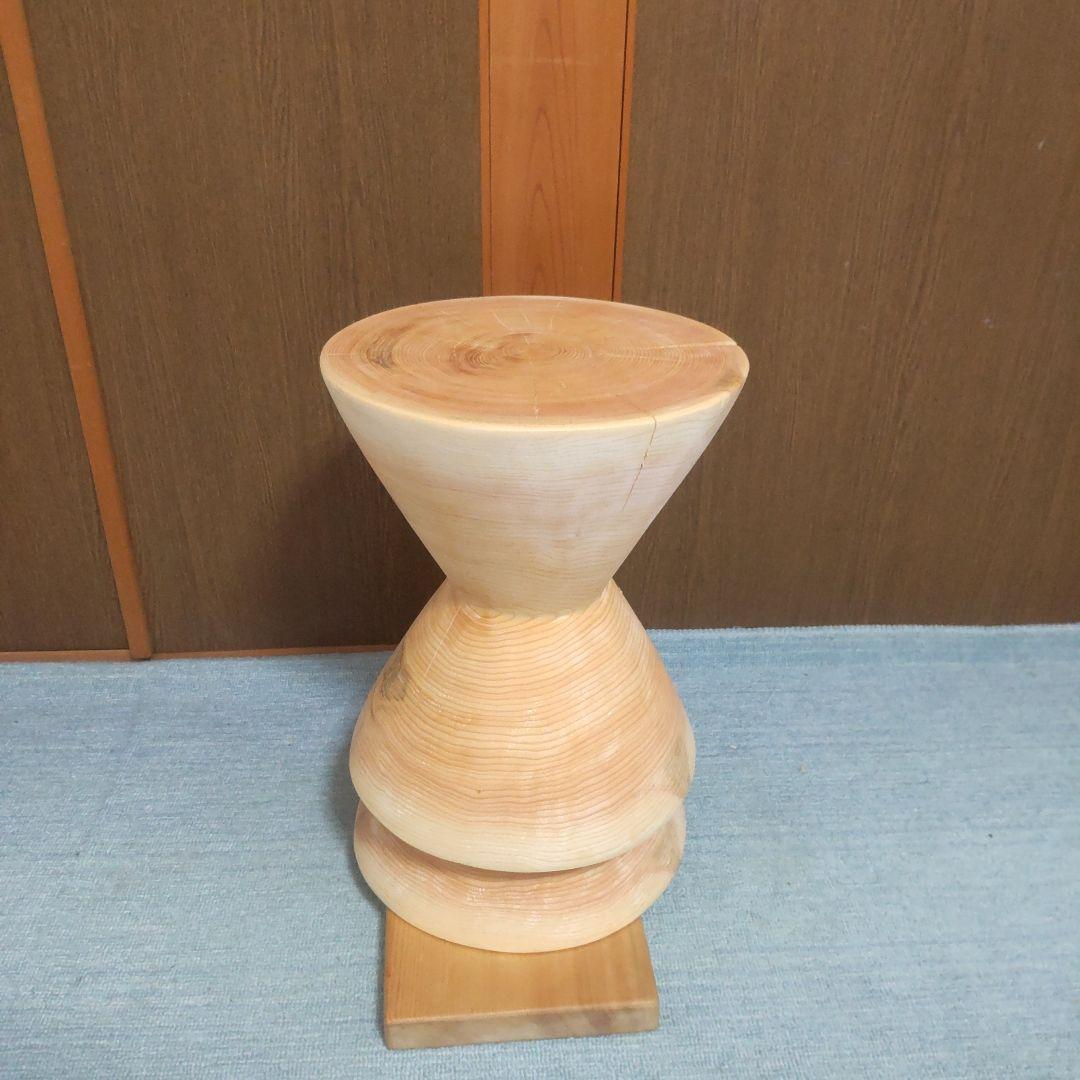 横須賀くらげさん専用檜丸太椅子スツール