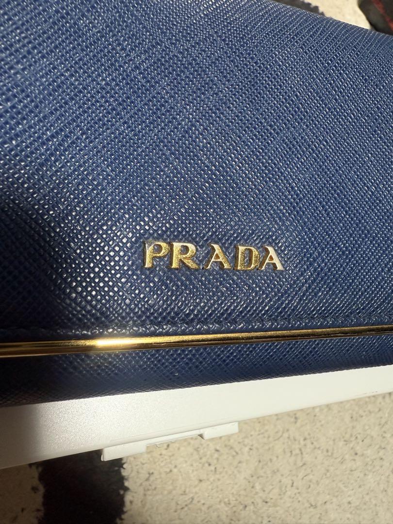 PRADA 長財布 ブルー