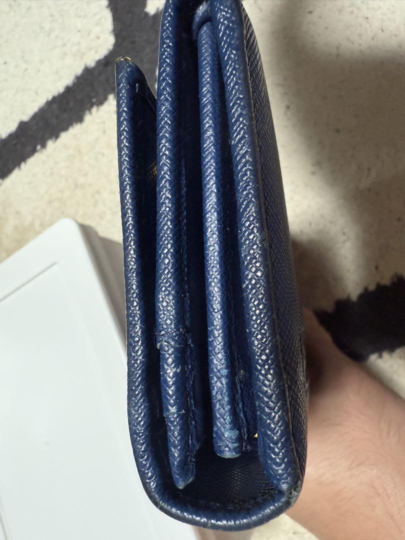 PRADA 長財布 ブルー