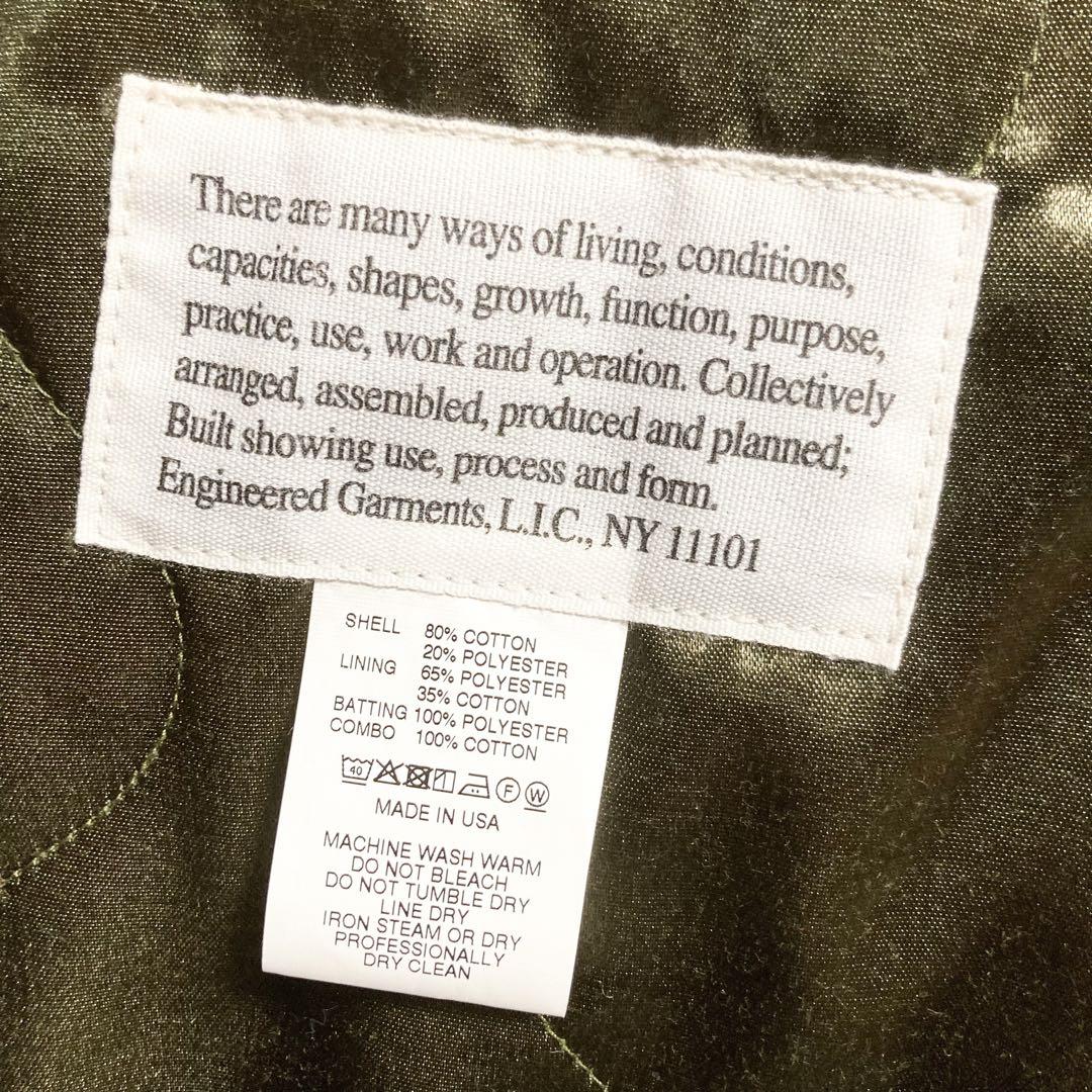 タグ付き！XL！ENGINEERED GARMENTS ミリタリージャケット