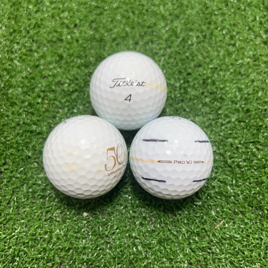 【A40】 Titleist PROV1 白 2023年 ロストボール 24球