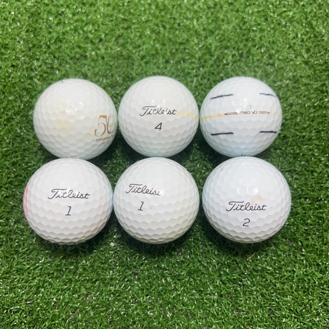 【A40】 Titleist PROV1 白 2023年 ロストボール 24球