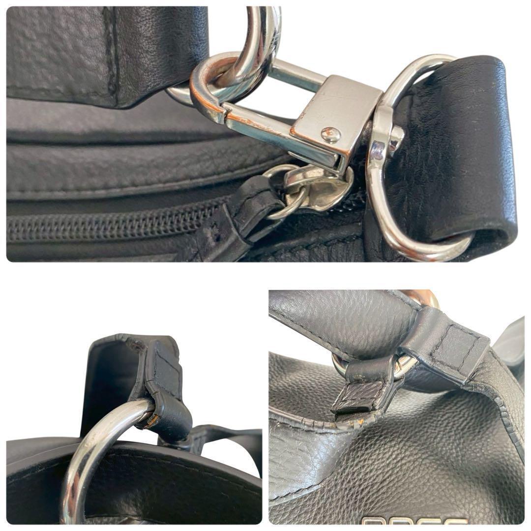 ブリー BREE リュック トートバッグ 2way レザー ブラック 斜め掛け