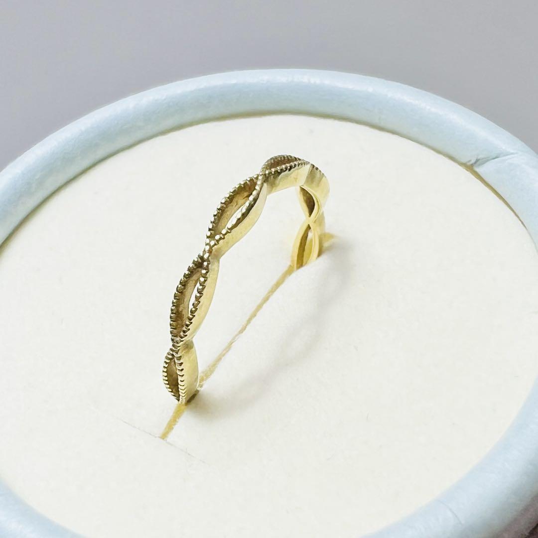 特価商品  タンジェ k18 透かしデザイン リング1号 アクセサリー