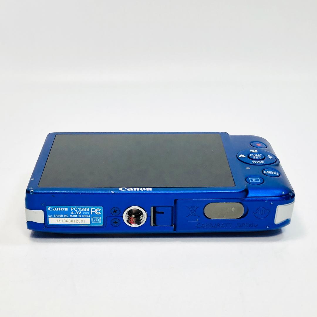 [動作OK] Canon IXY 210F ブルー デジカメ 10-601