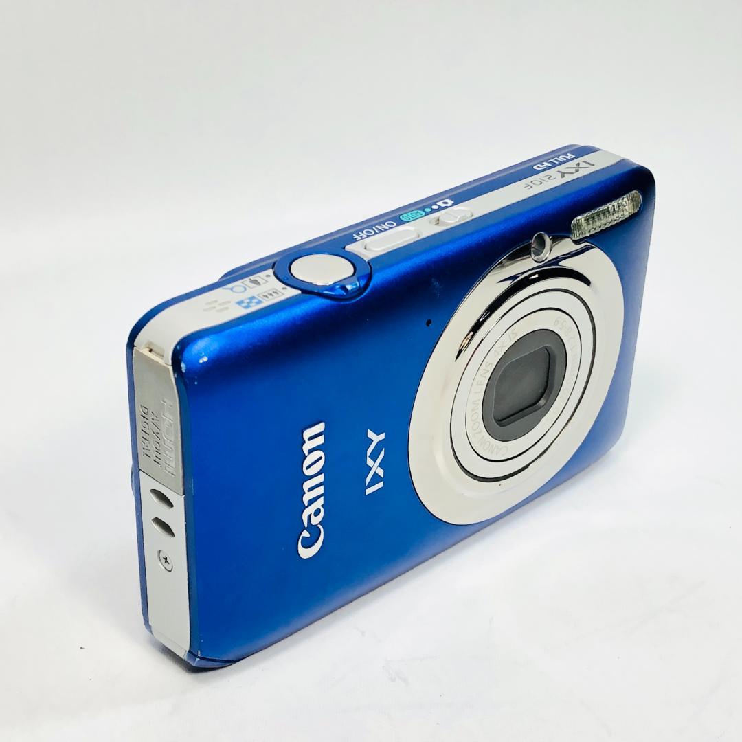 [動作OK] Canon IXY 210F ブルー デジカメ 10-601