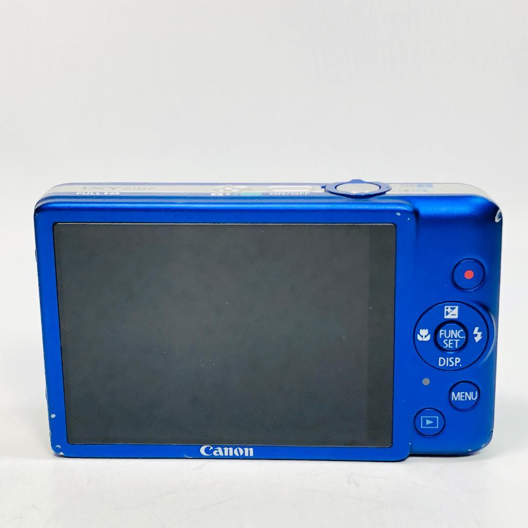 [動作OK] Canon IXY 210F ブルー デジカメ 10-601