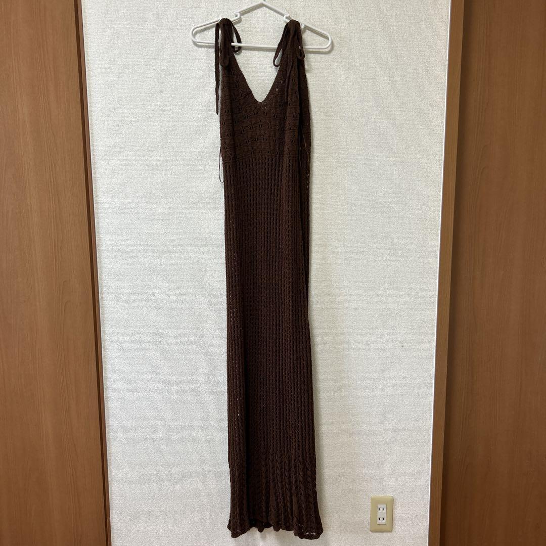 タグ付き新品 ケイタマルヤマ×GU コラボ鍵編みニットワンピース
