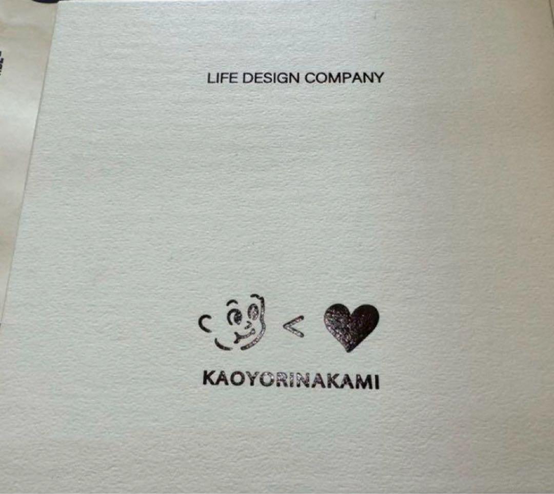 ブラック 新品 kaoyorinakami wallet 財布　黒