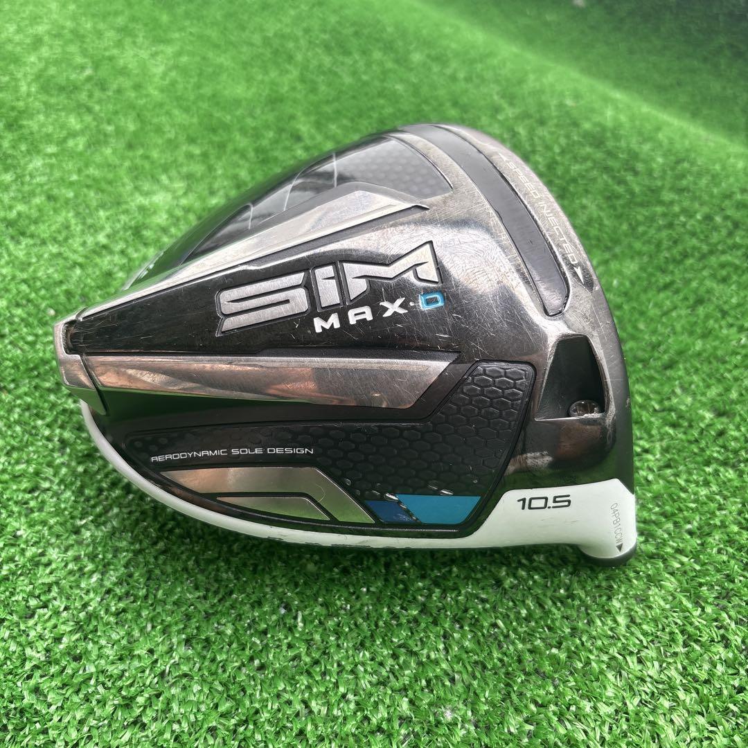 【美品】SIM MAX Dドライバー シム ヘッドのみ 10.5度テーラーメイド