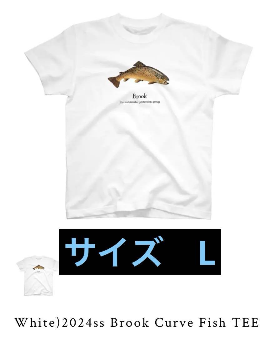 ー品販売  Tシャツ Brook Curve L size TEE Fish トップス