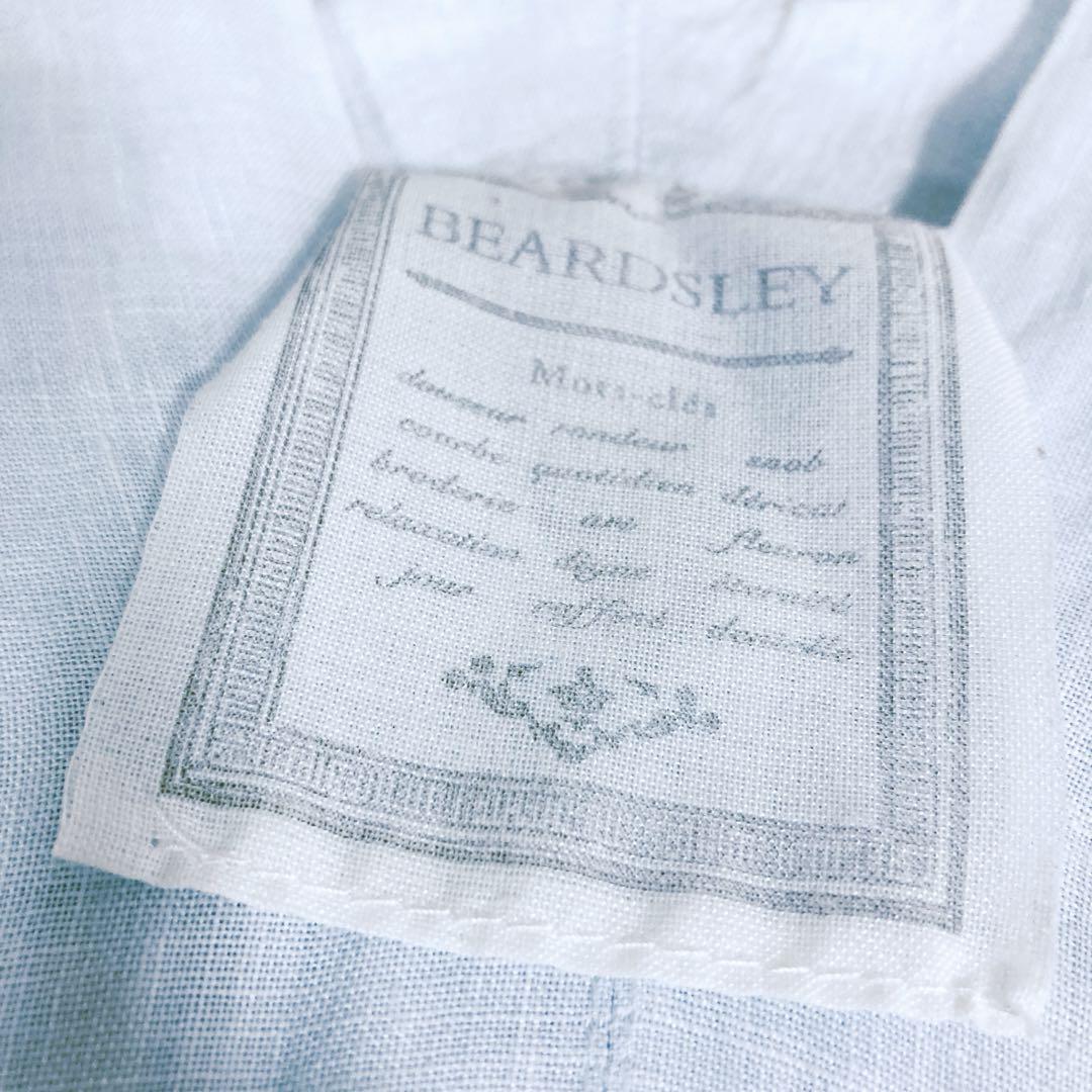 BEARDSLEY ビアズリー ロングワンピース リネン100% 五分袖 七分