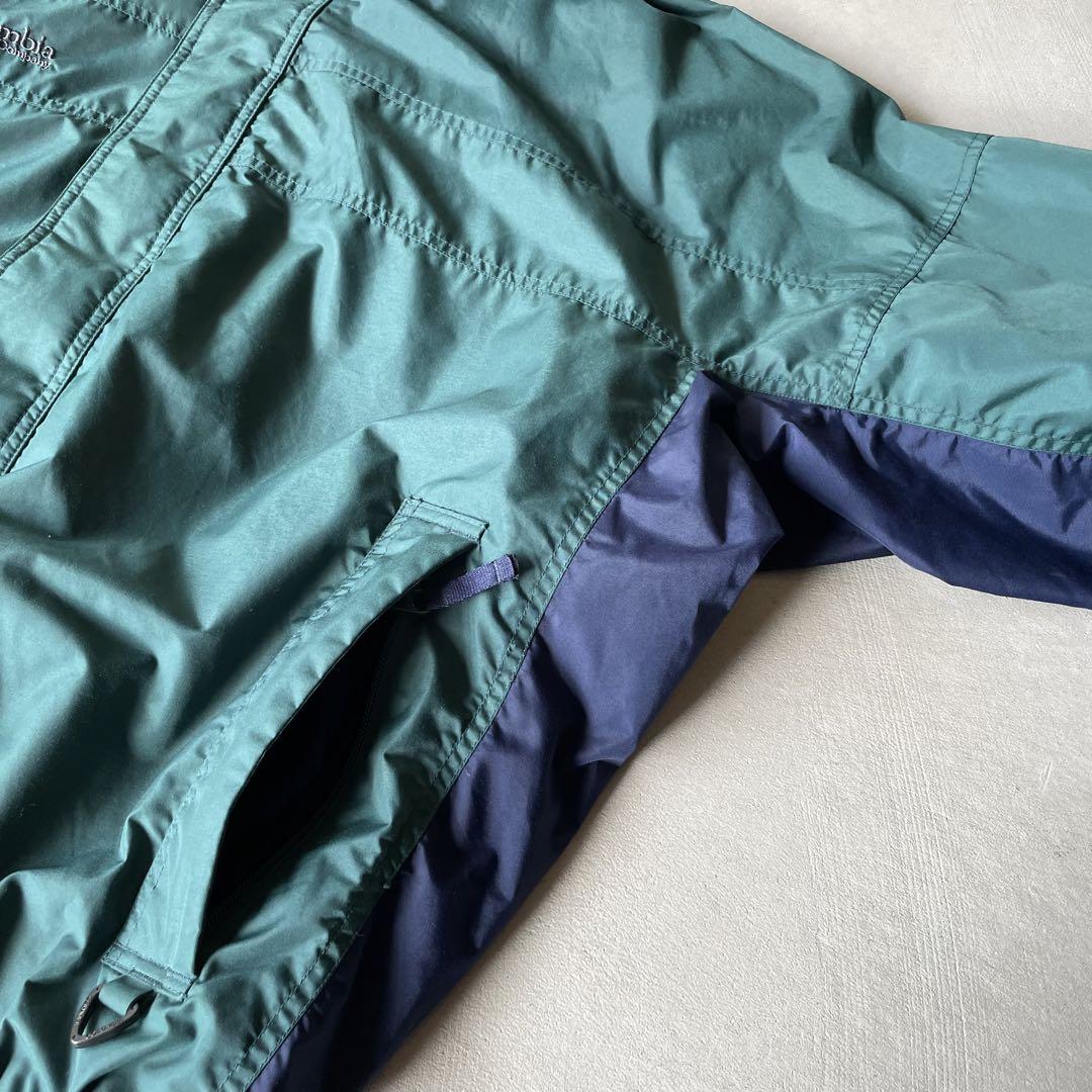 00s コロンビア Columbia バガブージャケット ナイロンジャケット 緑 00s コロンビア Columbia バガブージャケット ナイロンジャケット 緑