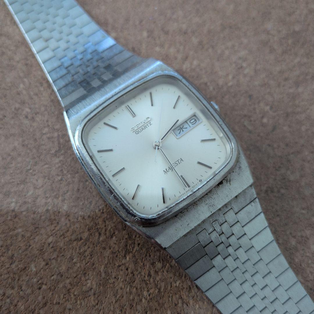 SEIKO MAJESTA シルバー クォーツ 時計 SEIKO MAJESTA シルバー クォーツ 時計 - メルカリ
