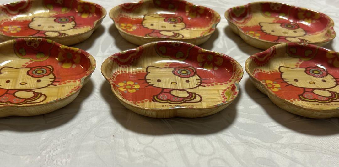レア サンリオ ハローキティ 小皿 6枚セット 希少品
