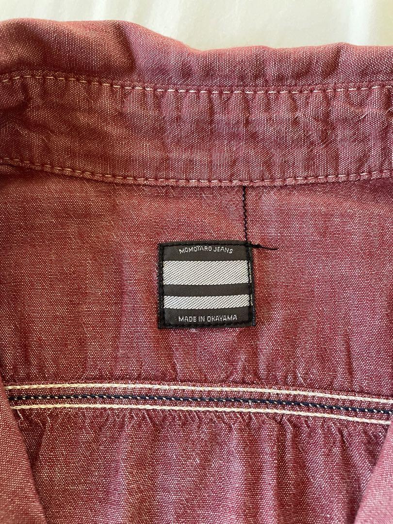 MOMOTARO JEANS 桃太郎ジーンズ シャンブレーワークシャツ 38