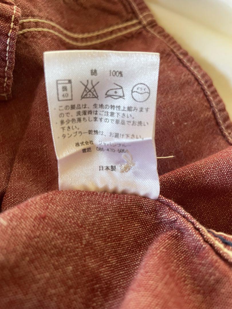 MOMOTARO JEANS 桃太郎ジーンズ シャンブレーワークシャツ 38