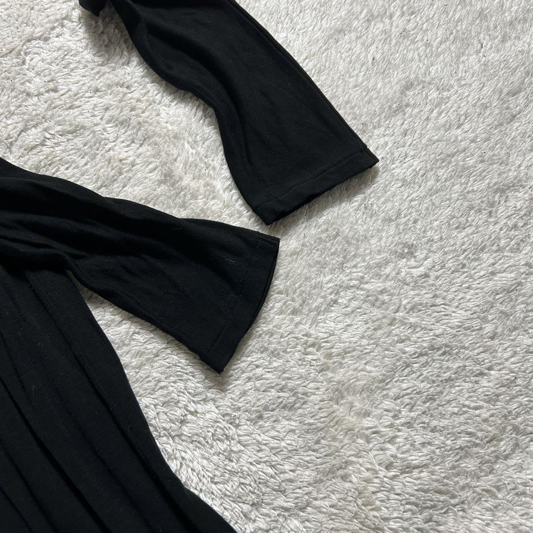 24ss Plage jersey elegant ドレス 38 Ｖネック　長袖
