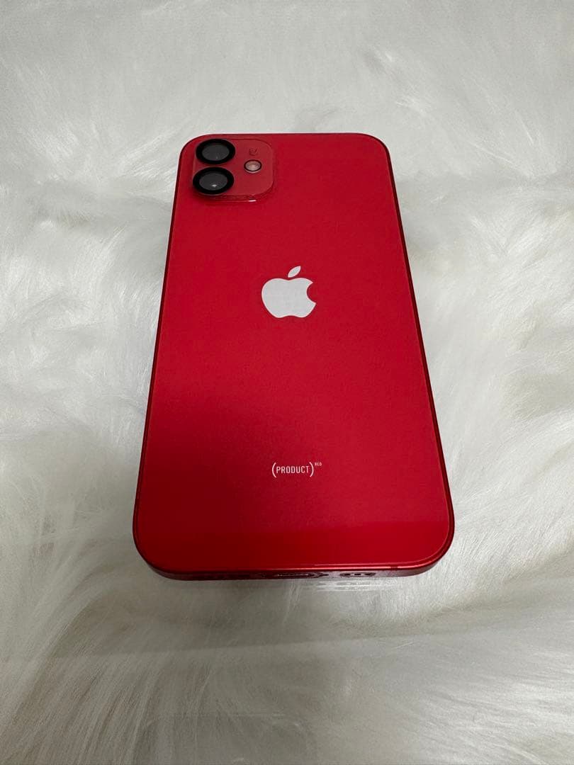 【美品】iPhone12レッド128GB SIMロック解除済み画面割れなし写真