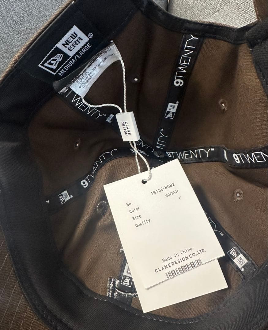 新品未使用CLANE × New Era® CL LOGO CAP ブラウン 新品未使用CLANE × New Era® CL LOGO CAP ブラウン