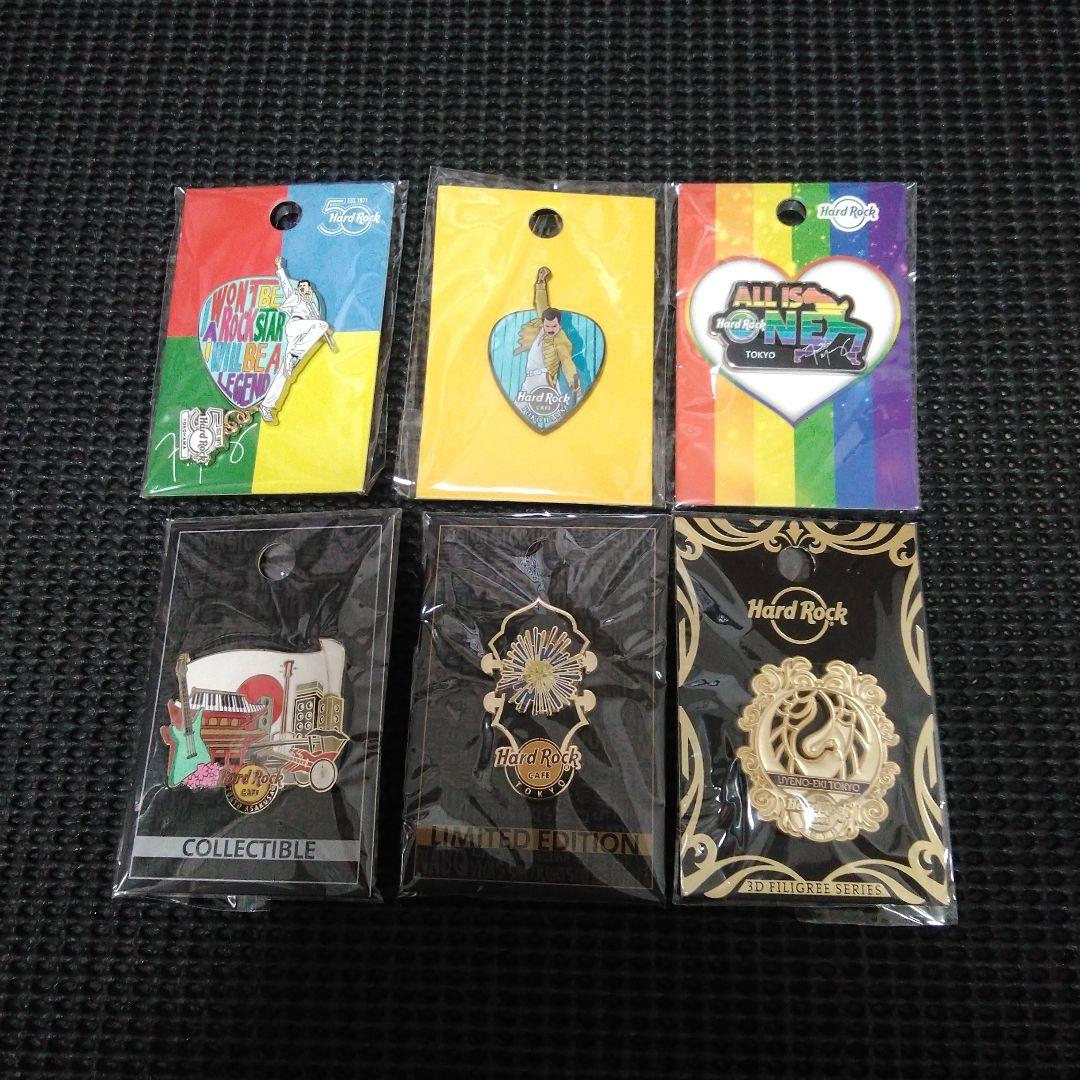 処分特価品　Hard Rock 限定版 ピンバッジセット　６個セット②
