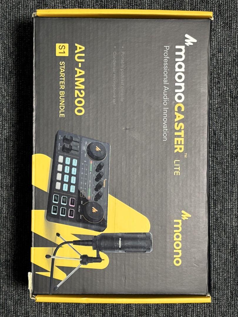 maonoポータブル・ポッドキャスト・コンソール・コンデンサー・マイクセット Amazon.co.jp: MAONO USBマイク コンデンサーマイク PCマイク