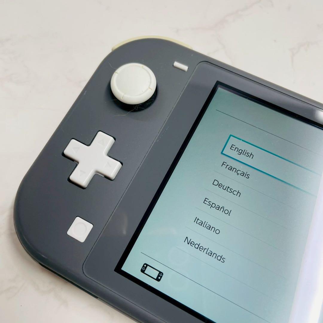 Nintendo Switch Lite HDH-001 グレー 動作確認済み - メルカリ