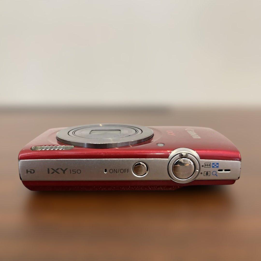 3754 Canon IXY 150 レッド デジカメ